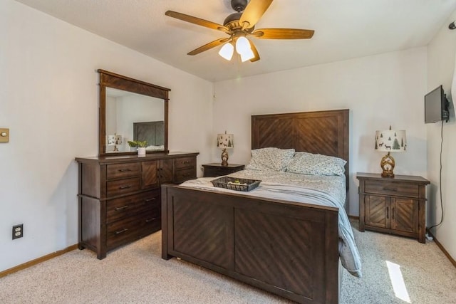 926 Casady Dr, Norwalk, IA 50211 - bedroom featuring light colored carpet and ceiling fan