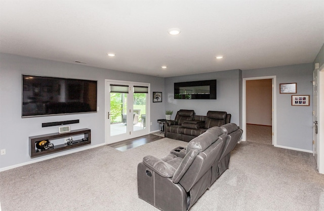 6511 NW 93rd St, Johnston, IA 50131 - living area with carpet flooring and recessed lighting