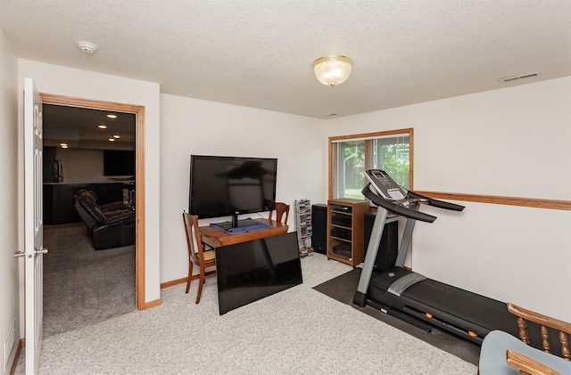 6511 NW 93rd St, Johnston, IA 50131 - workout area featuring carpet floors and baseboards