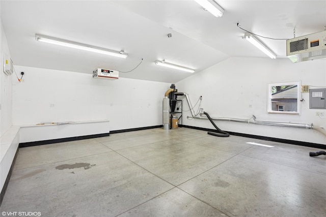 3320 SW 12th St, Des Moines, IA 50315 - garage with electric panel and a heating unit