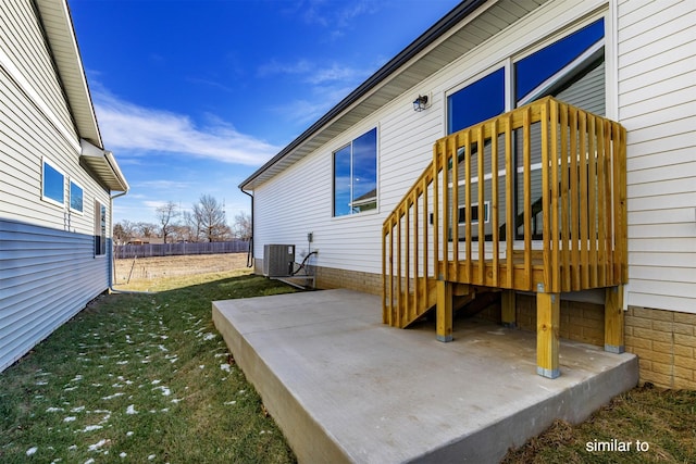 725 Linden St, Carlisle, IA 50047 - entrance to property with a patio area and a deck