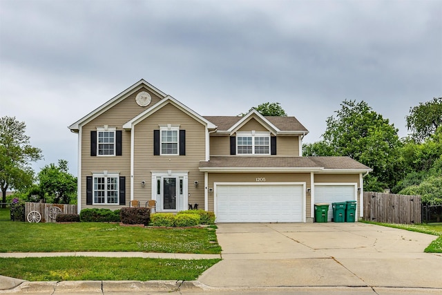 1205 Lancaster Way, Indianola, IA 50125 - view of front of house with concrete driveway and an attached garage