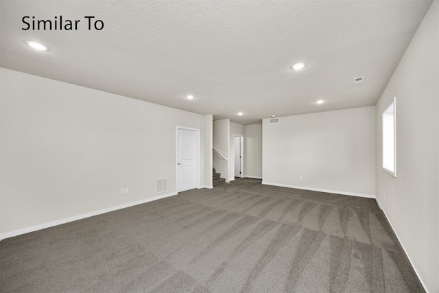 16732 Walnut Meadows Cir, Urbandale, IA 50323 - carpeted empty room with recessed lighting