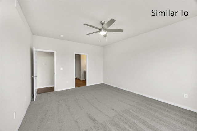 16738 Walnut Meadows Cir, Urbandale, IA 50323 - unfurnished bedroom featuring carpet flooring and ceiling fan