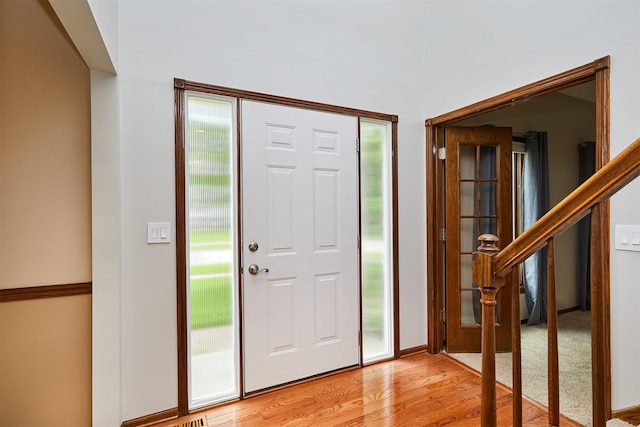 2216 NW 136th St, Clive, IA 50325 - entrance foyer featuring light wood-style flooring