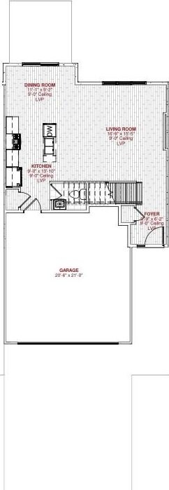1353 Meadow Rose Pl, Waukee, IA 50263 - view of floor plan / room layout