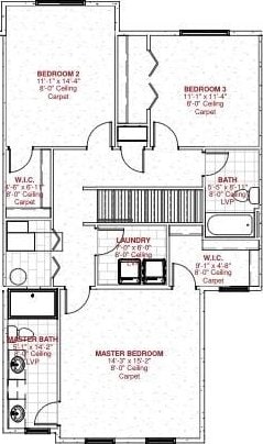 1357 Meadow Rose Pl, Waukee, IA 50263 - view of property floor plan