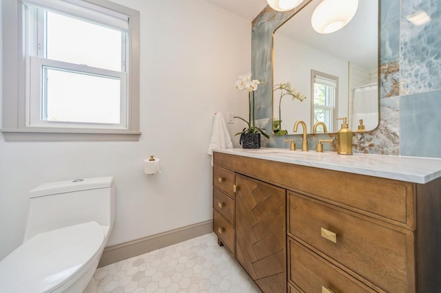 620 48th St, Des Moines, IA 50312 - bathroom featuring vanity and tile patterned floors