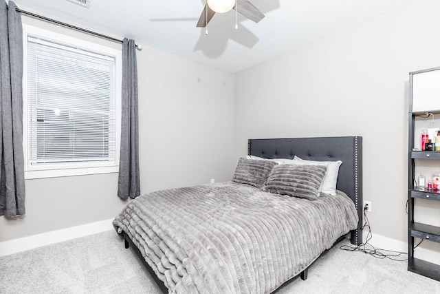 5477 S Prairie View Dr, West Des Moines, IA 50266 - bedroom featuring carpet floors and ceiling fan