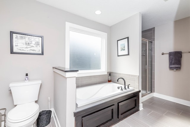 5477 S Prairie View Dr, West Des Moines, IA 50266 - full bathroom with a garden tub and a shower stall