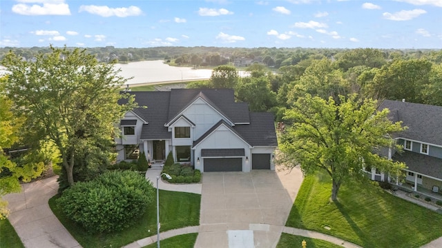 1720 Cedarwood Cir, Clive, IA 50325 - aerial view of property and surrounding area with a large body of water