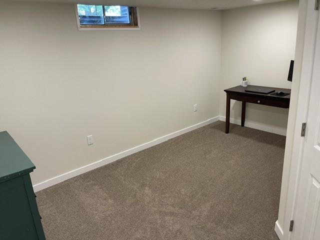 316 NW Linden St, Ankeny, IA 50023 - unfurnished office featuring carpet floors and baseboards