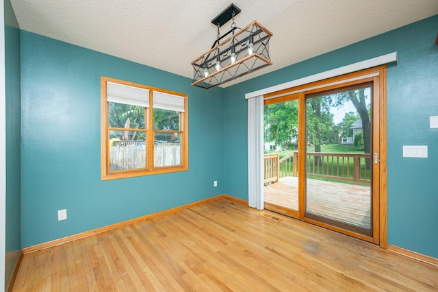 117 4th St NW, Altoona, IA 50009 - spare room with wood finished floors, healthy amount of natural light, and a textured ceiling