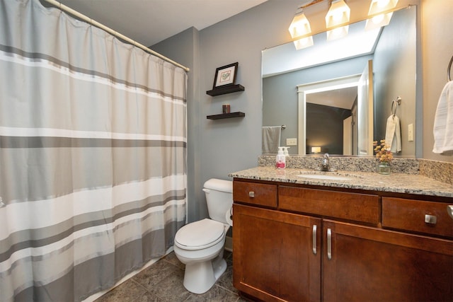 3600 SE Glenstone Dr Unit 308, Grimes, IA 50111 - bathroom featuring vanity, tile patterned flooring, and a shower with curtain