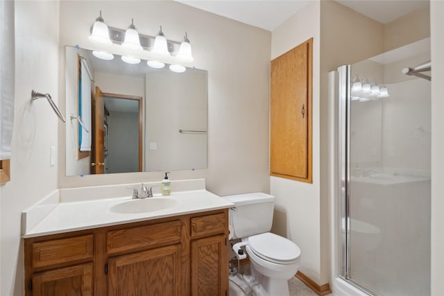 725 SE Peterson Dr, Ankeny, IA 50021 - bathroom with vanity and a shower stall