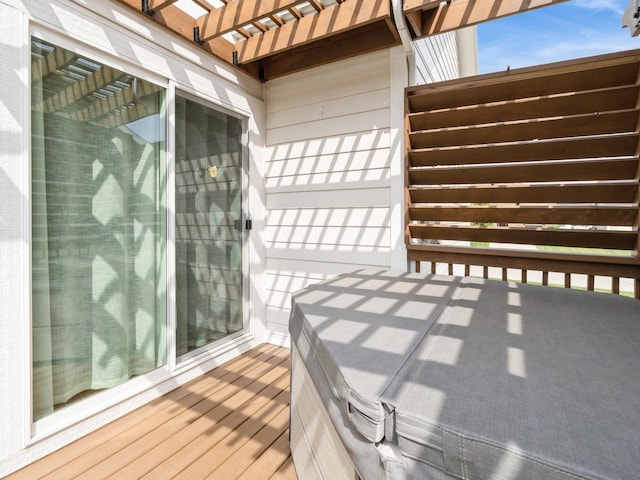 2206 SW Westwood St, Ankeny, IA 50023 - deck featuring a pergola