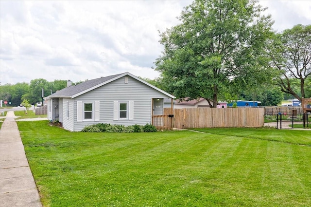 911 E 1st Ave, Indianola, IA 50125 - view of side of home with a chimney