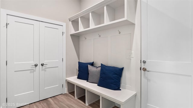 780 NE Badger Ln, Waukee, IA 50263 - mudroom featuring light wood-type flooring