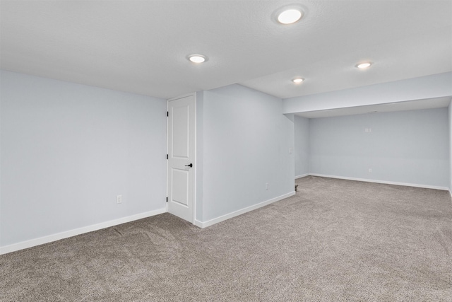 481 10th St, Waukee, IA 50263 - finished basement with carpet floors and recessed lighting