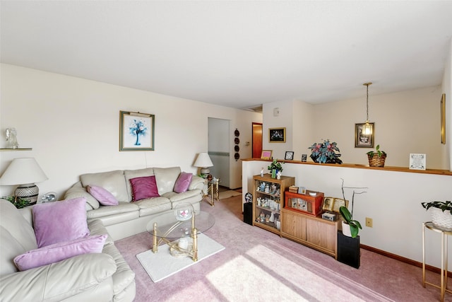 2434 SE 18th Ct, Des Moines, IA 50320 - living room with carpet flooring and baseboards