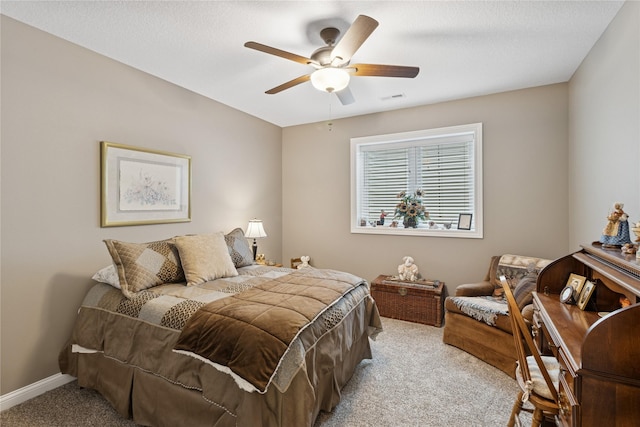 800 NE Badger Ln, Waukee, IA 50263 - bedroom with light colored carpet and ceiling fan