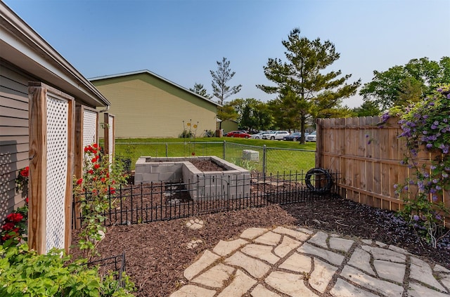 1213 NW Greenwood St, Ankeny, IA 50023 - view of patio with a vegetable garden