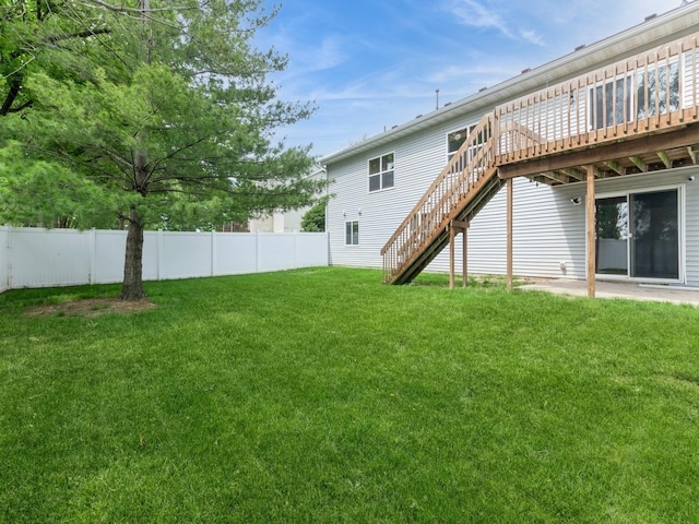 2227 4th Ave SE, Altoona, IA 50009 - view of yard featuring stairs and a deck