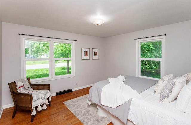 715 Maple St, Waukee, IA 50263 - bedroom featuring multiple windows and wood finished floors