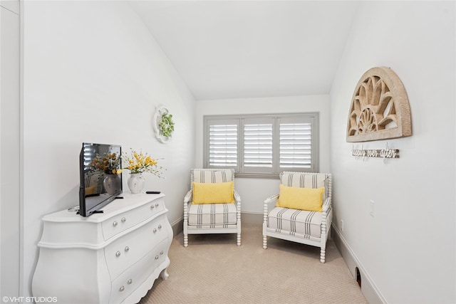 1811 SW Oak St, Ankeny, IA 50023 - living area featuring light colored carpet and lofted ceiling