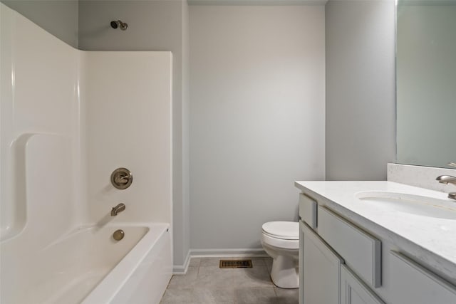 7825 SE 2nd St, Des Moines, IA 50320 - bathroom featuring vanity, tile patterned floors, and shower / washtub combination
