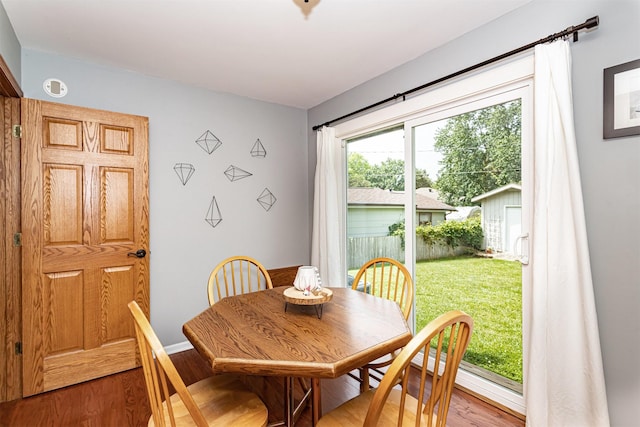 1621 Carroll Ave, Ames, IA 50010 - dining area with wood finished floors