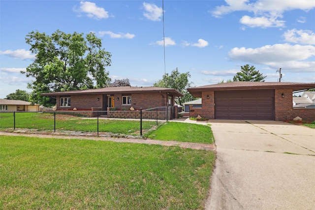 506 2nd Ave SW, Altoona, IA 50009 - ranch-style house featuring brick siding, an attached garage, and concrete driveway