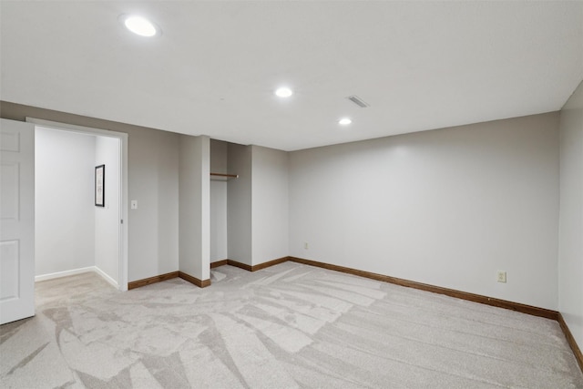 506 2nd Ave SW, Altoona, IA 50009 - finished basement featuring light carpet and recessed lighting