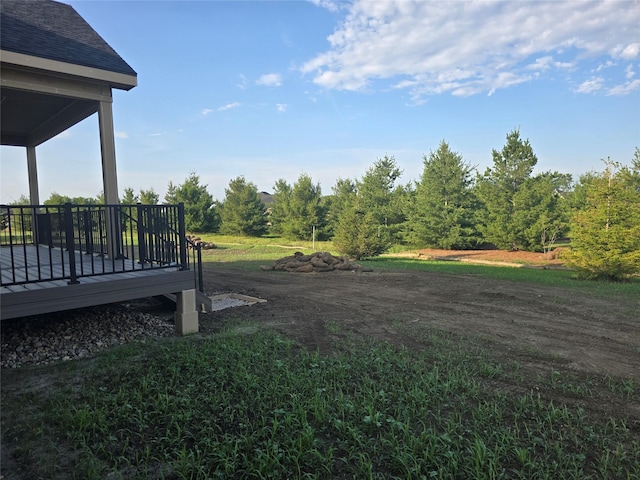 4617 Centennial Blvd, Urbandale, IA 50323 - view of yard with a deck