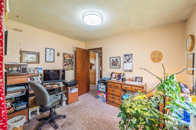516 Walnut St, De Soto, IA 50069 - office space featuring carpet and a textured ceiling