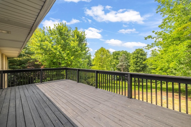 6730 NW Timberline Dr, Des Moines, IA 50313 - view of wooden terrace