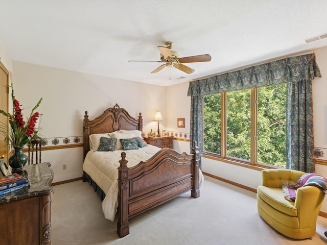 501 S 33rd St, West Des Moines, IA 50265 - bedroom featuring light colored carpet and ceiling fan