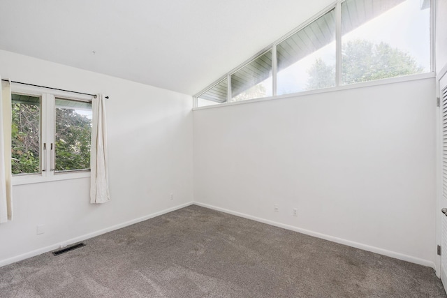 1808 80th St, Windsor Heights, IA 50324 - unfurnished room featuring carpet flooring and lofted ceiling