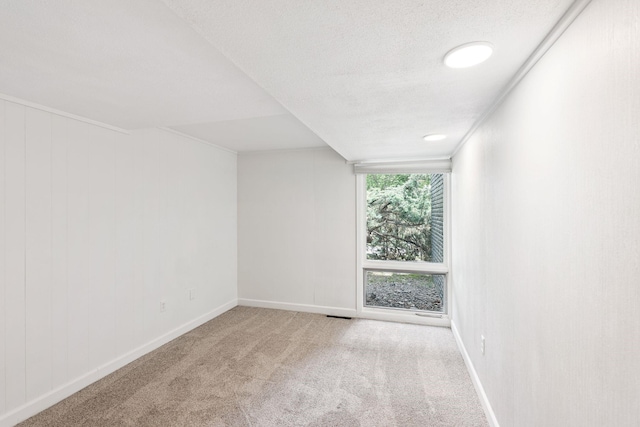 1808 80th St, Windsor Heights, IA 50324 - spare room featuring carpet flooring and a textured ceiling