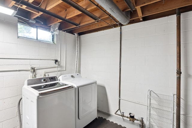 1808 80th St, Windsor Heights, IA 50324 - laundry room with washing machine and dryer