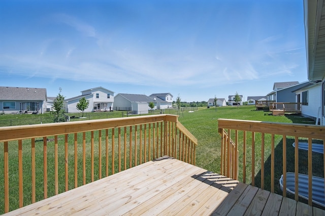 1819 Tuscany Dr SE, Altoona, IA 50009 - wooden deck featuring a residential view