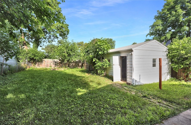 3904 3rd St, Des Moines, IA 50313 - fenced backyard with a storage shed
