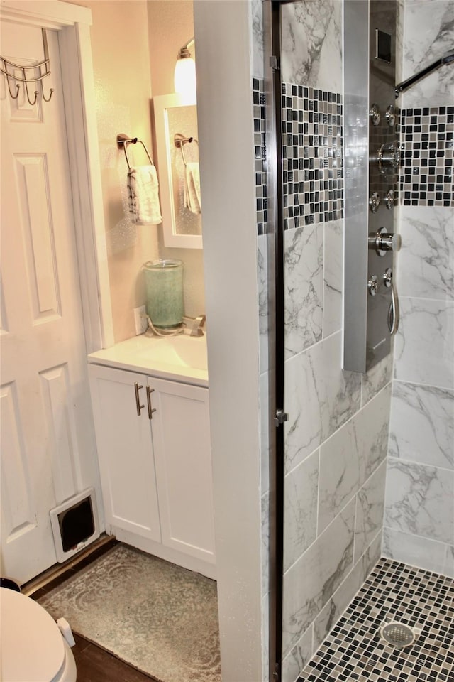 111 S 3rd Ave, Huxley, IA 50124 - full bathroom with a shower stall and vanity