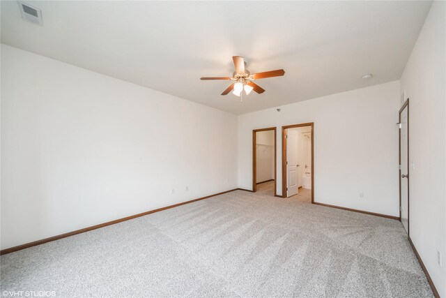 1624 NW Prairie Lakes Dr Unit 4, Ankeny, IA 50023 - unfurnished bedroom featuring light colored carpet and a ceiling fan