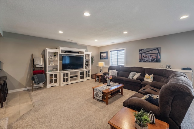 3210 NE 17th St, Ankeny, IA 50021 - living area featuring recessed lighting and tile patterned flooring