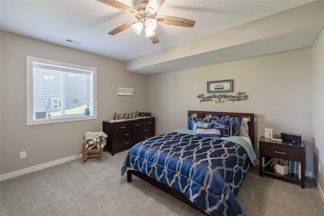 3210 NE 17th St, Ankeny, IA 50021 - bedroom featuring light carpet and a ceiling fan