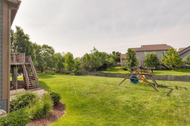 12602 Winston Ave, Urbandale, IA 50323 - fenced backyard featuring stairway