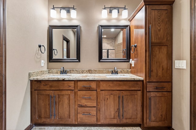 300 NW Sunset Ln, Grimes, IA 50111 - bathroom featuring double vanity