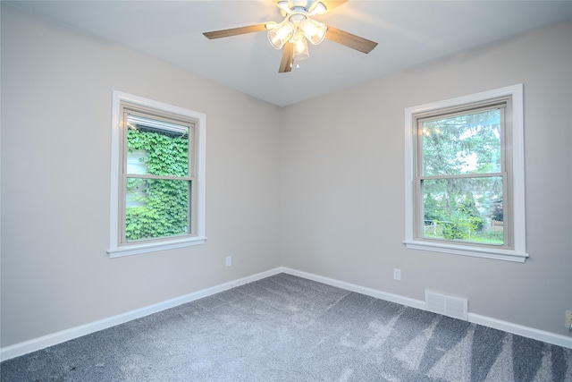 4008 Douglas Ave, Des Moines, IA 50310 - carpeted empty room featuring baseboards and a ceiling fan