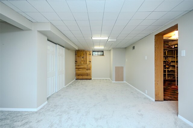 4008 Douglas Ave, Des Moines, IA 50310 - finished below grade area featuring carpet floors